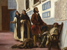 Christopher Columbus and His Son at La Rábida, Eugène Delacroix Fine Art Print