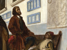 Christopher Columbus and His Son at La Rábida, Eugène Delacroix Fine Art Print