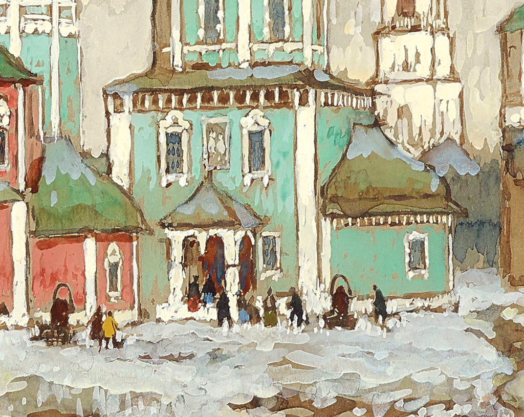 Konstantin Gorbatov Fine Art Print, City of Toropez, Urban Landscape