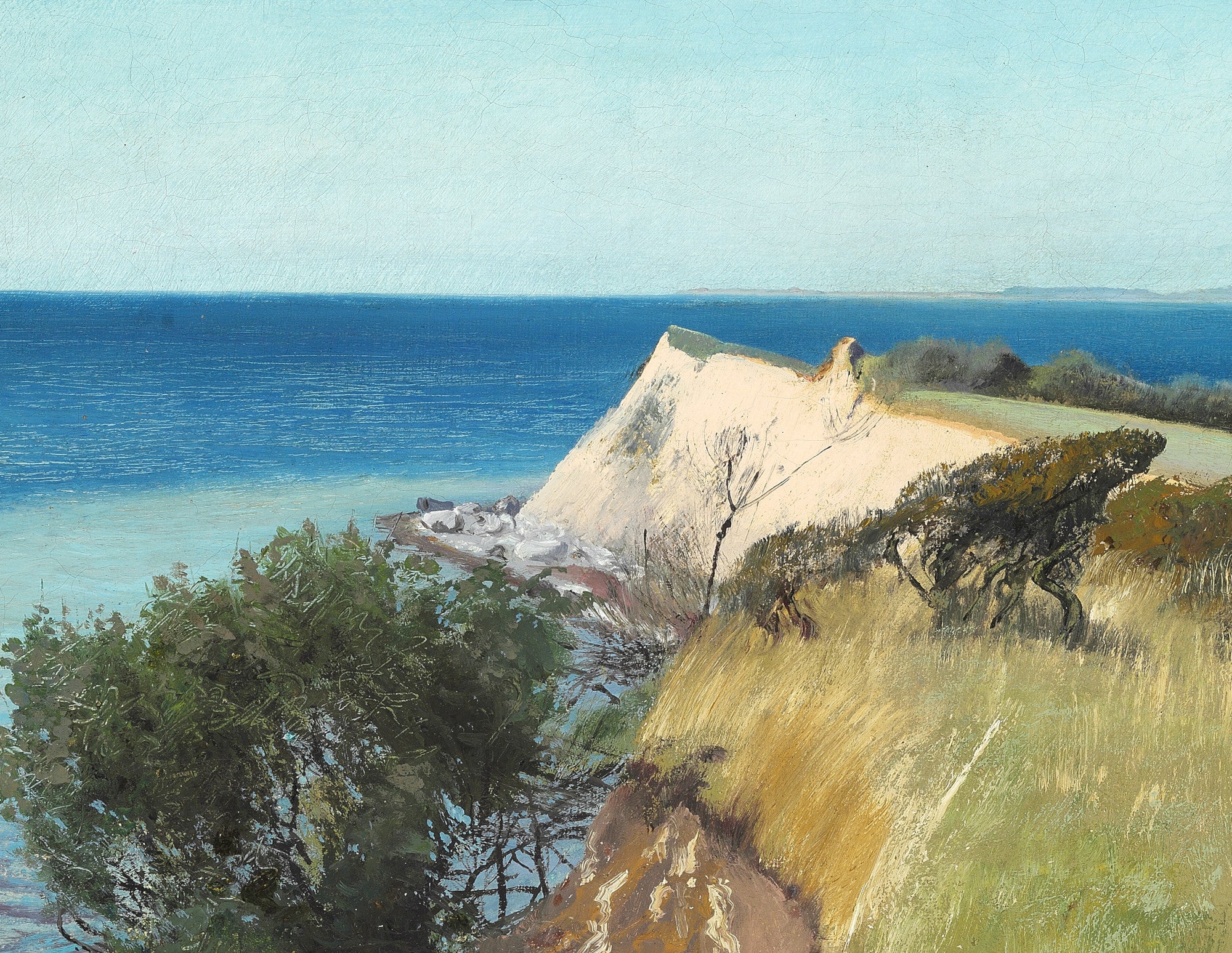 Laurits Andersen Ring Fine Art Print, Cliff at the island Enø