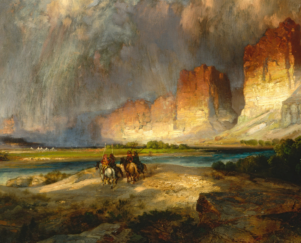 Cliffs Of The Upper Colorado River, Wyoming Territory, Thomas Moran Fine Art Print