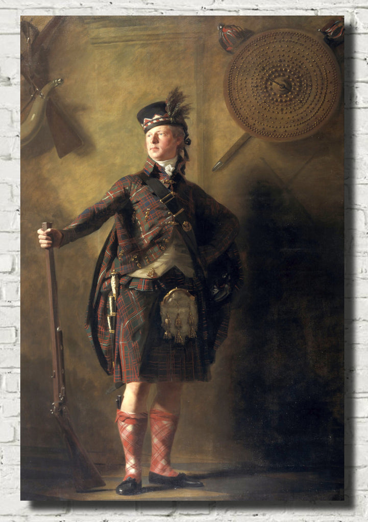 Henry Raeburn Fine Art Print : Colonel Alastair Ranaldson Macdonell of Glengarry