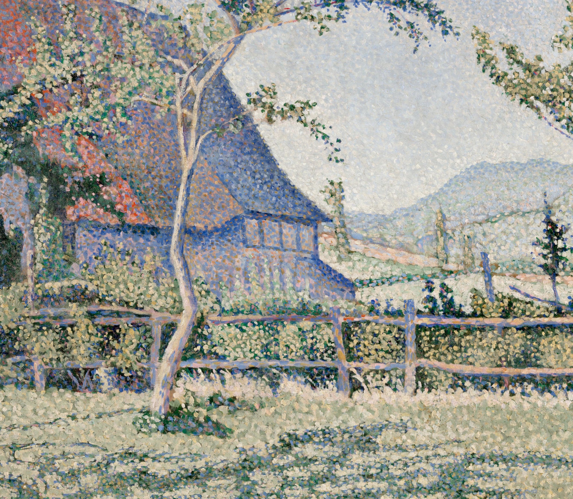 Paul Signac Fine Art Print, Comblat-le-Château, the Meadow (Le Pré)
