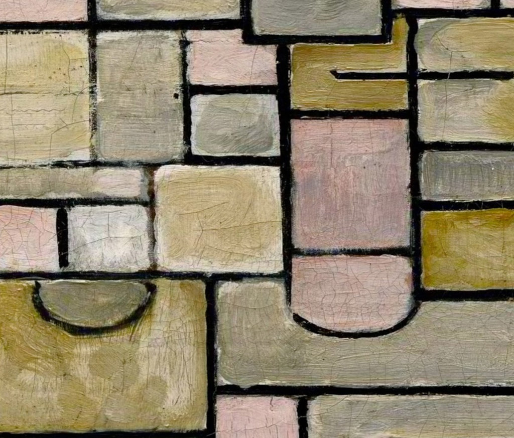 Piet Mondrian Abstract Fine Art Print, Composition 8