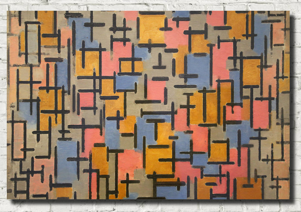 Piet Mondrian Abstract Fine Art Print, Composition II