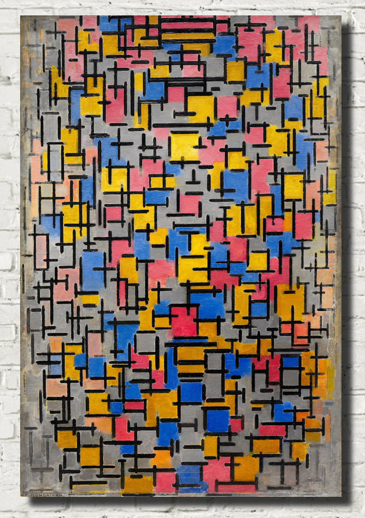 Piet Mondrian Abstract Fine Art Print, Composition