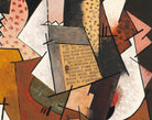 Georges Valmier Abstract Fine Art Print, Composition au papier journal