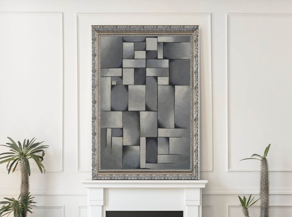 Abstract Composition in Gray, Theo van Doesburg