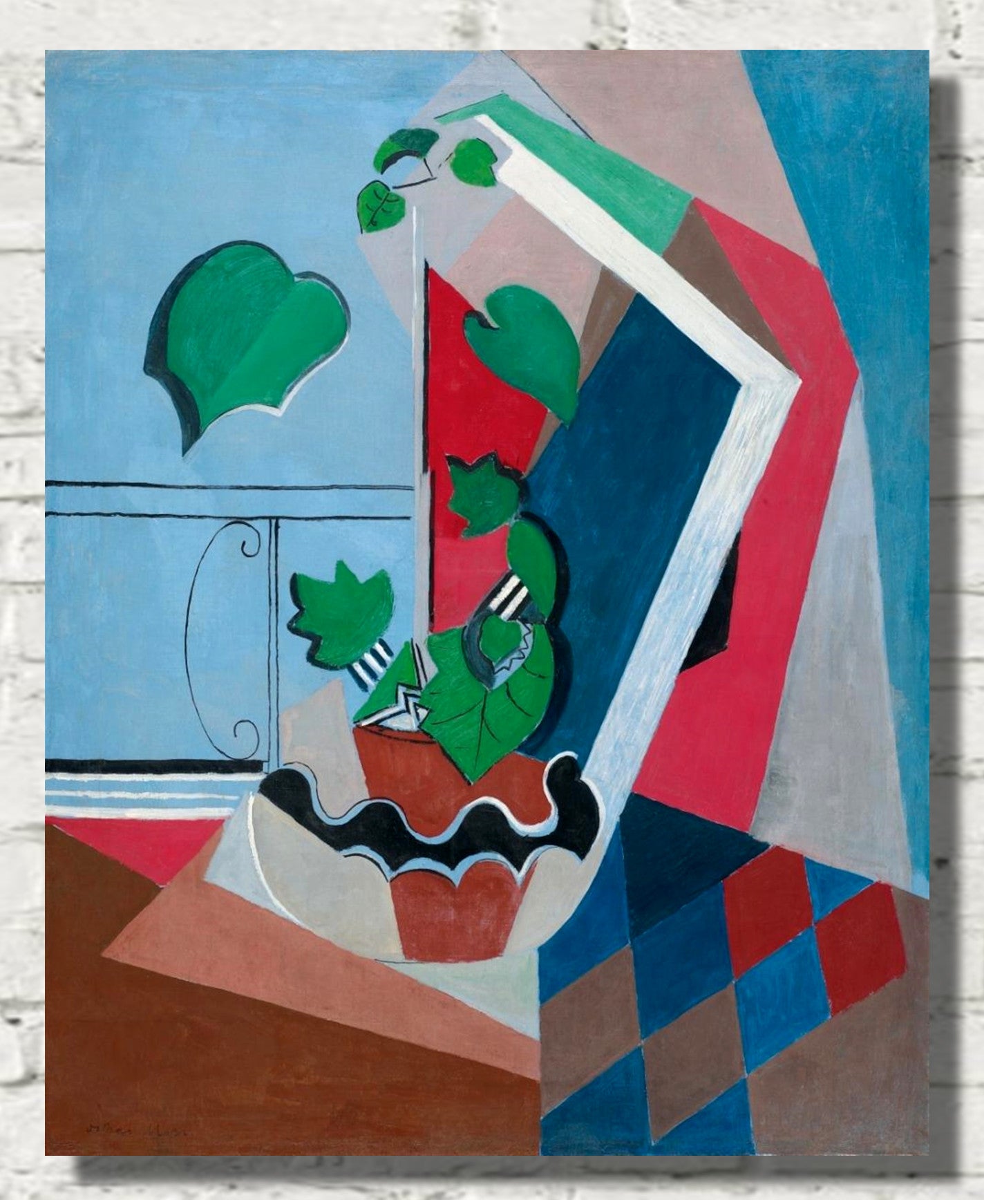 Composition with Zimmerlinde, Oskar Moll