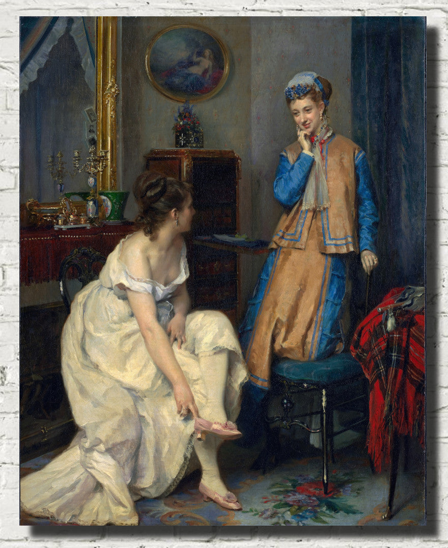 Confidences, Raimundo de Madrazo y Garreta Fine Art Print