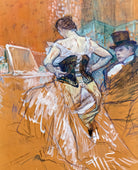 Henri de Toulouse-Lautrec Fine Art Print, Conquest of passage