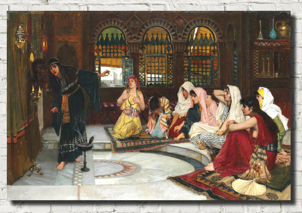 John William Waterhouse Fine Art Print, Consulting the Oracle