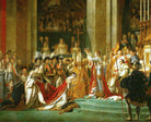 Jacques-Louis David Fine Art Print : Coronation of Emperor Napoleon I and Coronation of the Empress Josephine in Notre-Dame de Paris, December 2, 1804