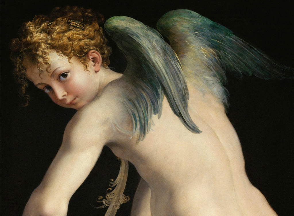 Parmigianino Fine Art Print, Cupid Making His Bow