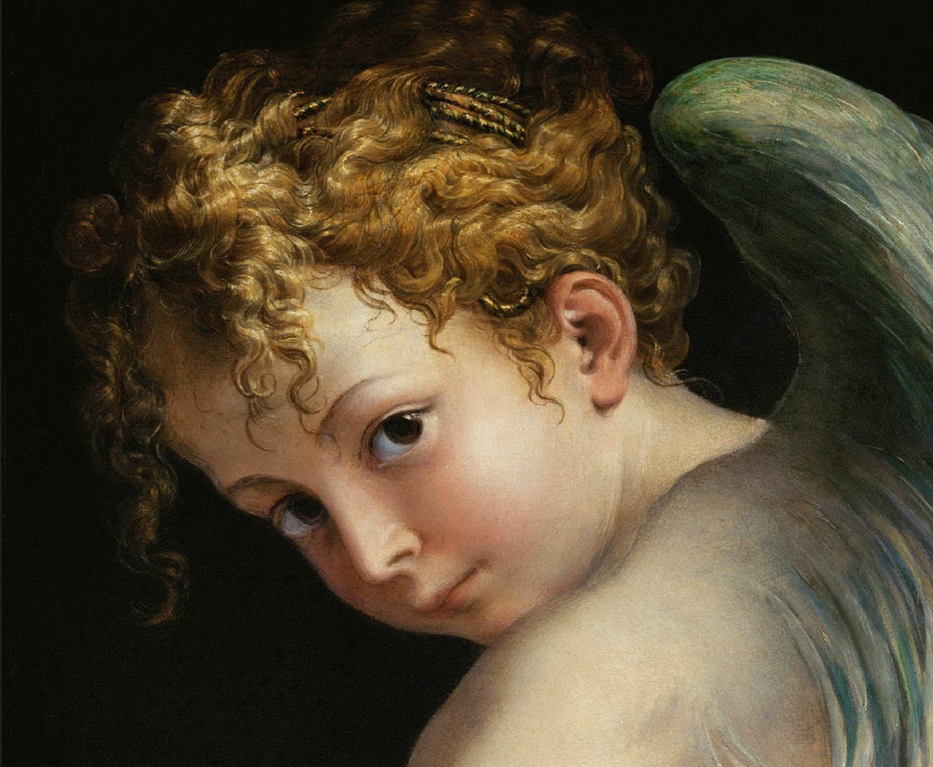 Parmigianino Fine Art Print, Cupid Making His Bow