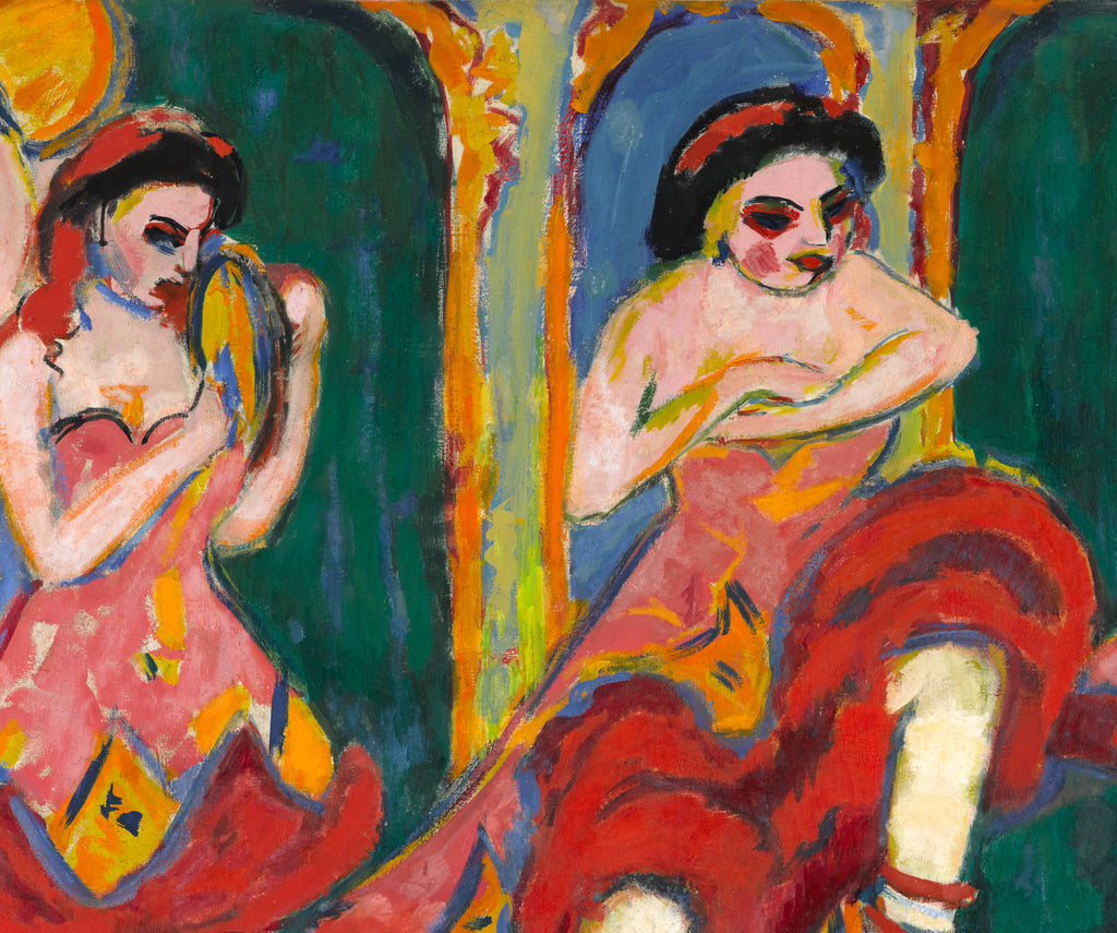 Ernst Ludwig Kirchner Expressionism Fine Art Print, Czardas dancers