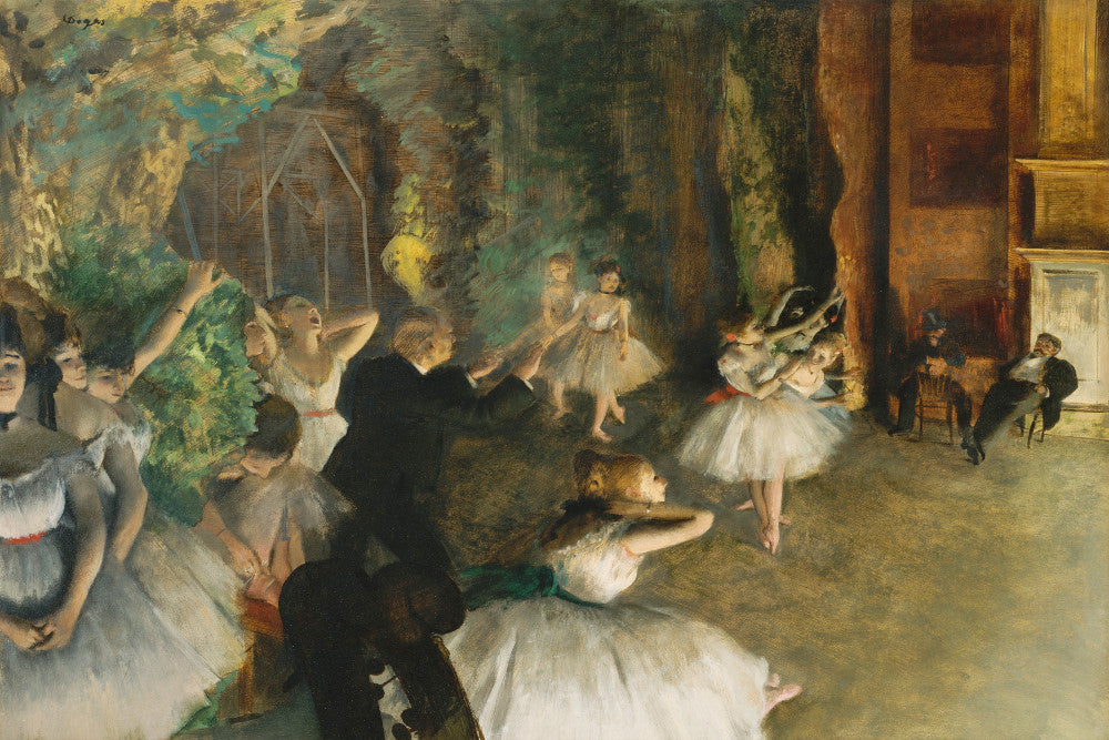 Edgar Degas, French Fine Art Print : Rehearsal of the Ballet