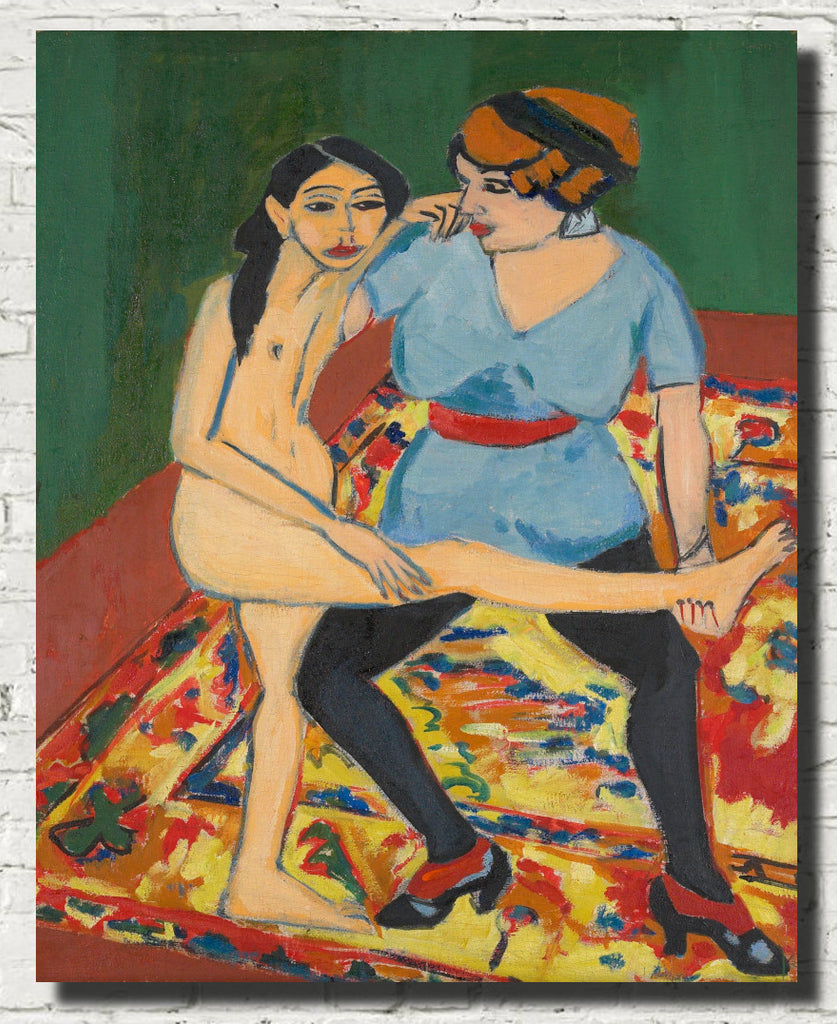 Ernst Ludwig Kirchner Expressionism Fine Art Print, Dance Training