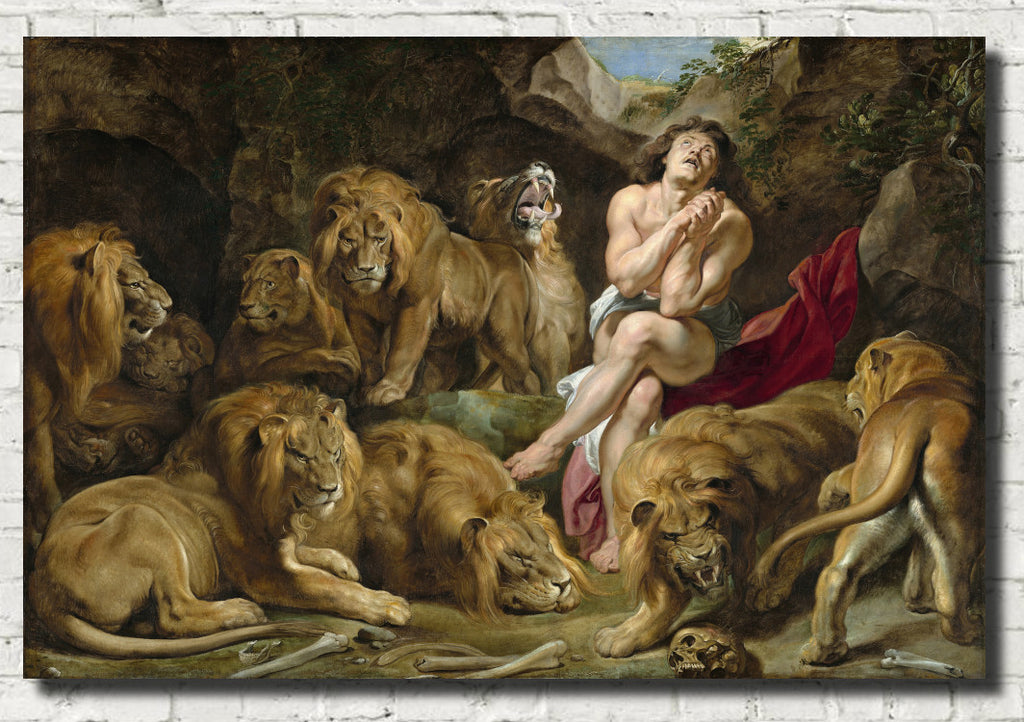 Daniel in the Lions’ Den, Peter Paul Rubens Fine Art Print