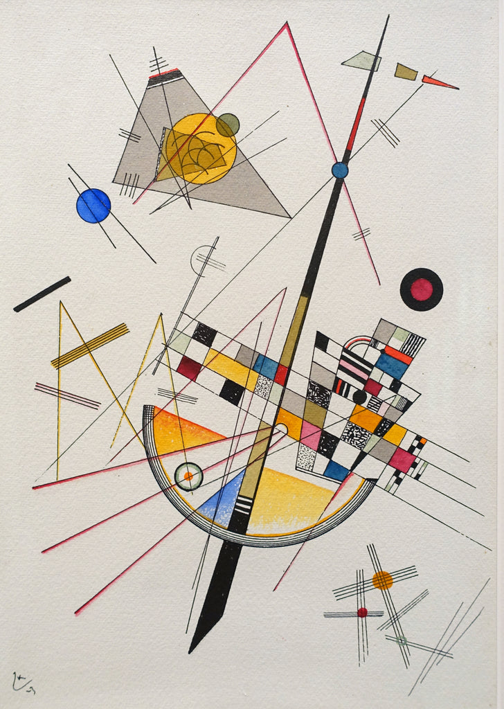 Wassily Kandinsky Fine Art Print, Delicate Tension Abstract