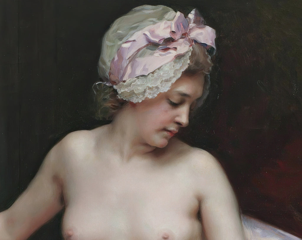 After the Bath, Nude Woman, Raimundo de Madrazo y Garreta Fine Art Print