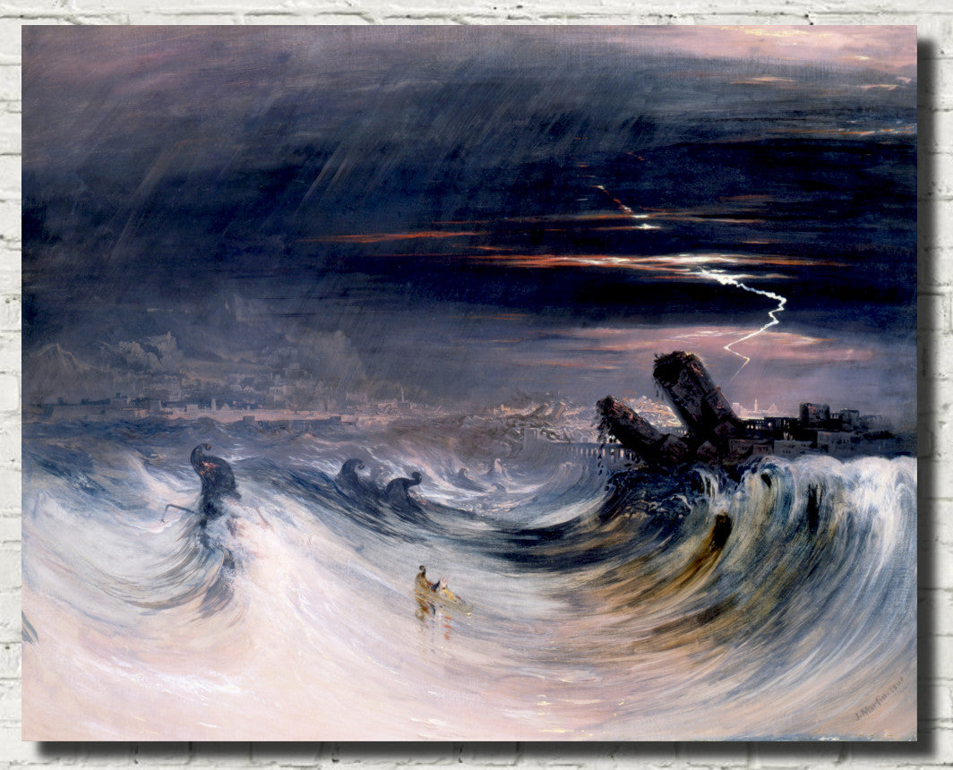 John Martin Fine Art Print: Destruction of Tyre