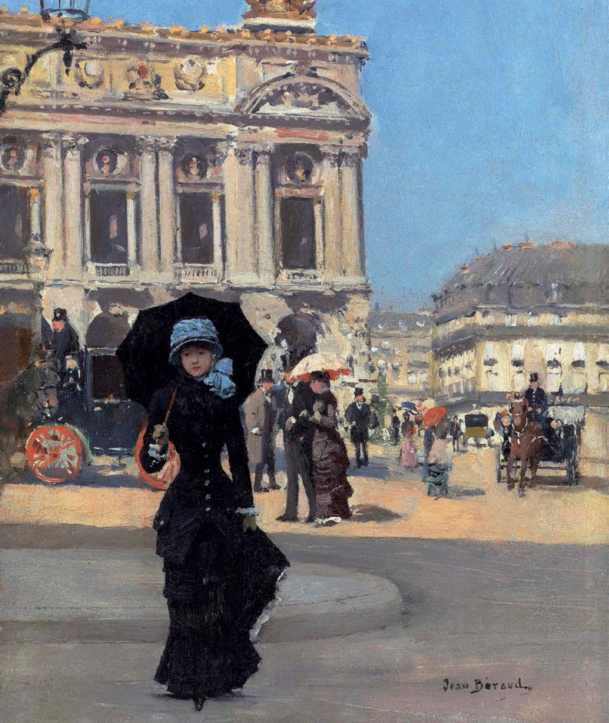 Jean Béraud Impressionist Fine Art Print, in Front of the Opera