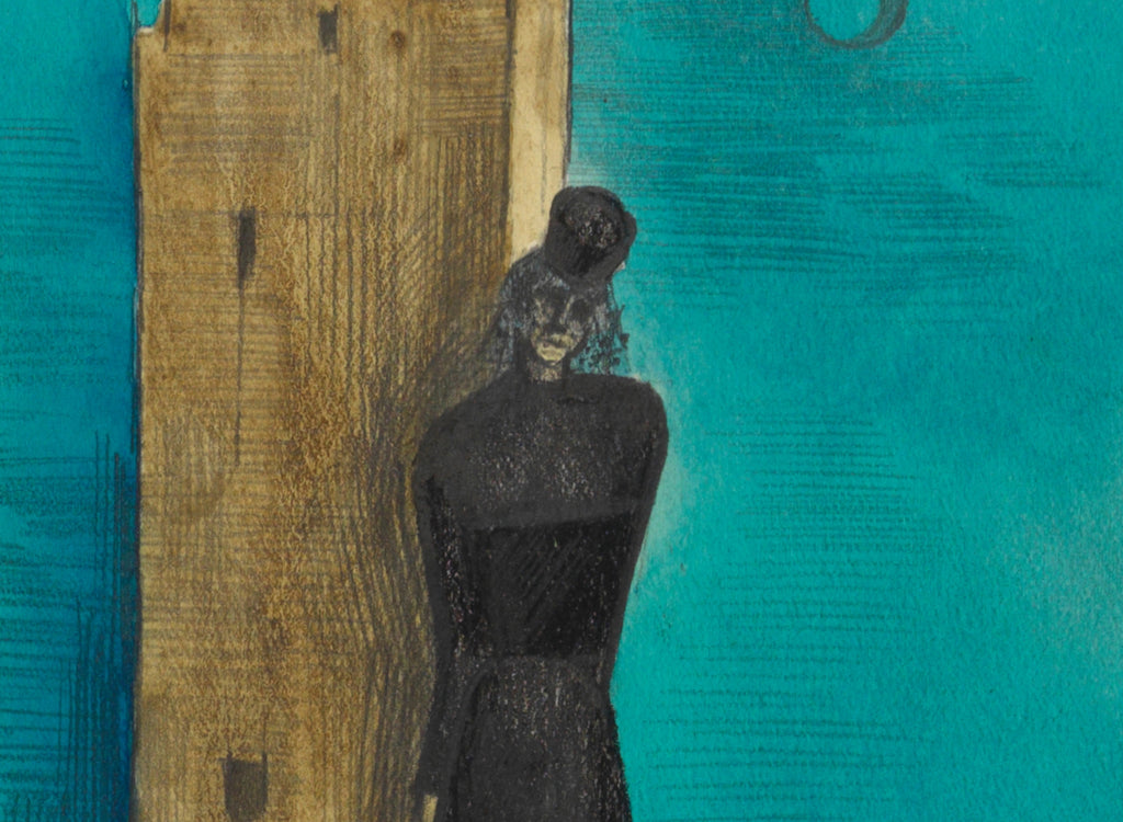 The Widow, Karl Wiener Abstract Print