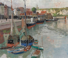 Dieppe Harbour, Frits Thaulow Fine Art Print