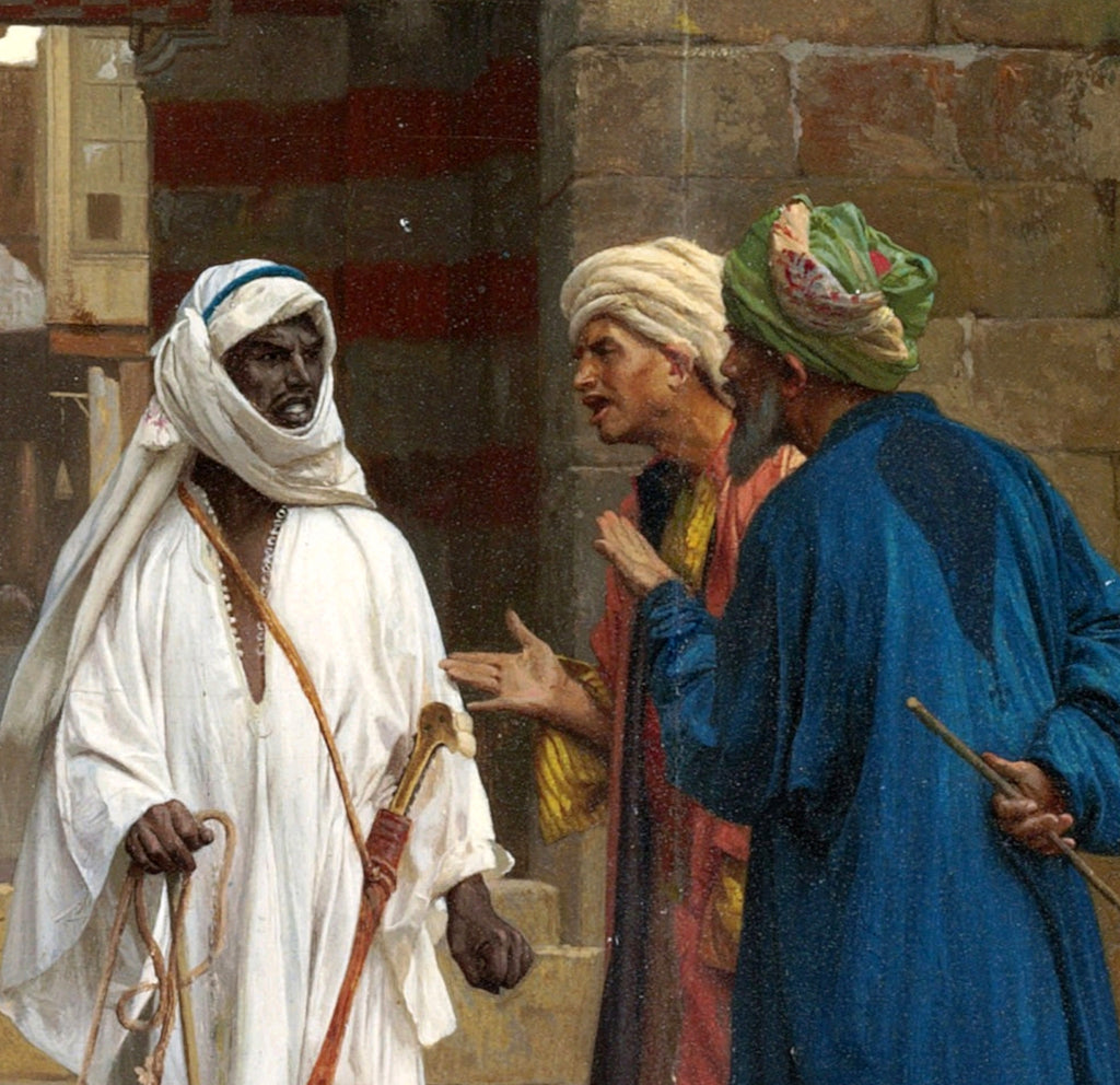 Jean-Léon Gérôme Fine Art Print : Dispute d'Arabes