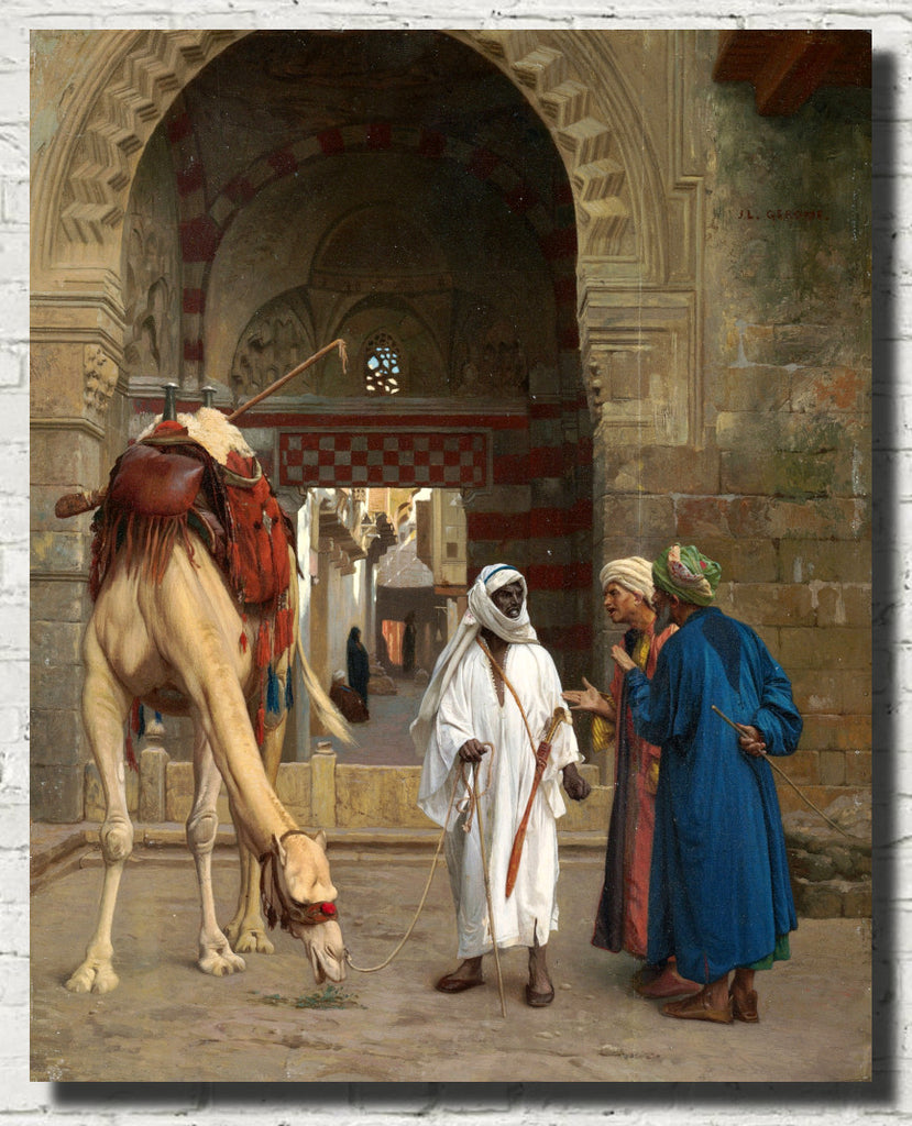 Jean-Léon Gérôme Fine Art Print : Dispute d'Arabes