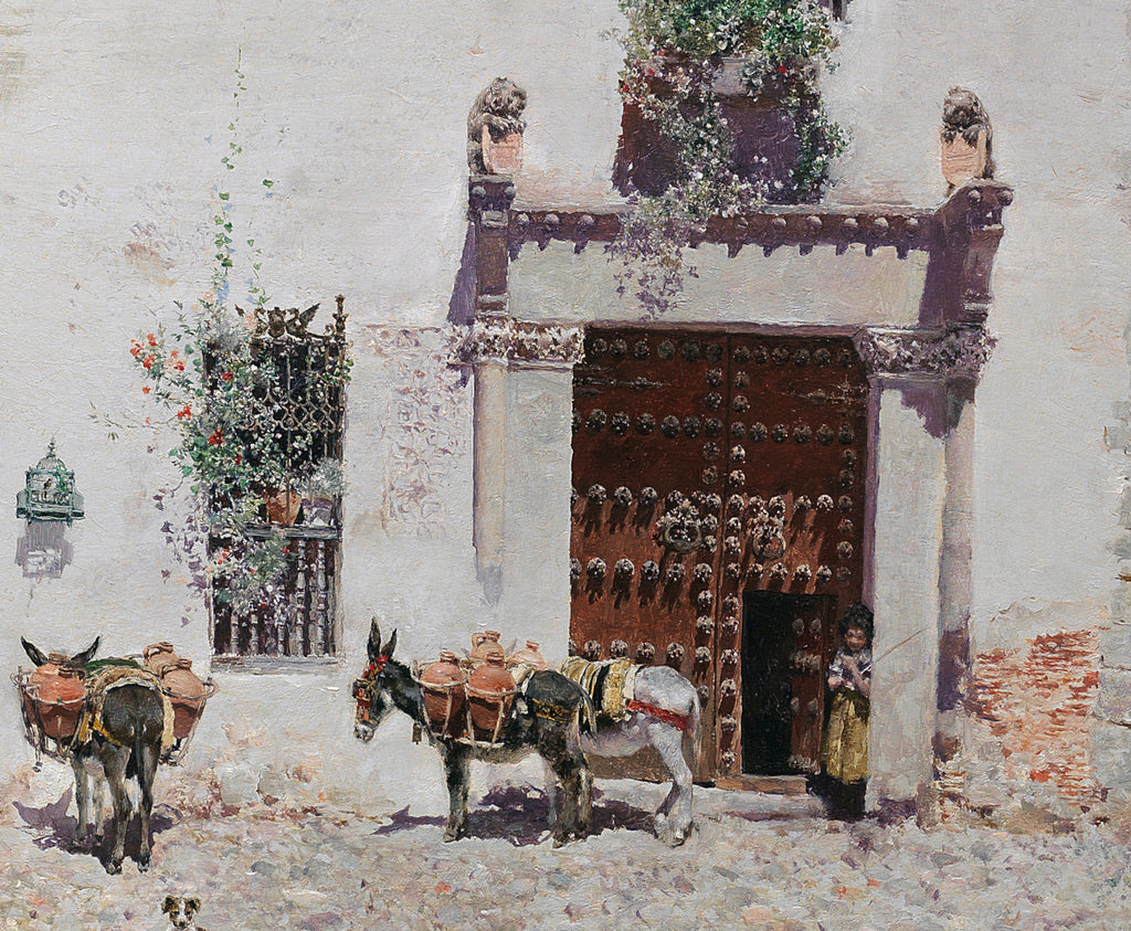 Martin Rico Fine Art Print : Door of a house in Toledo