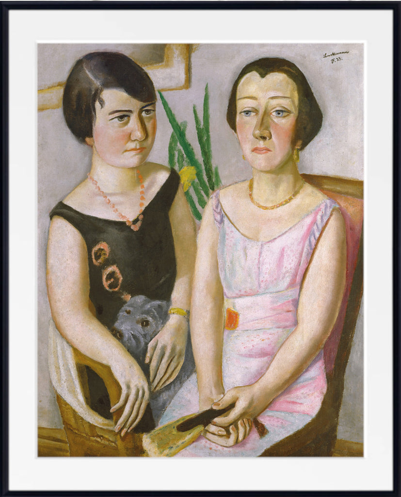 Max Beckmann, Double Portrait (1923) - New Objectivity