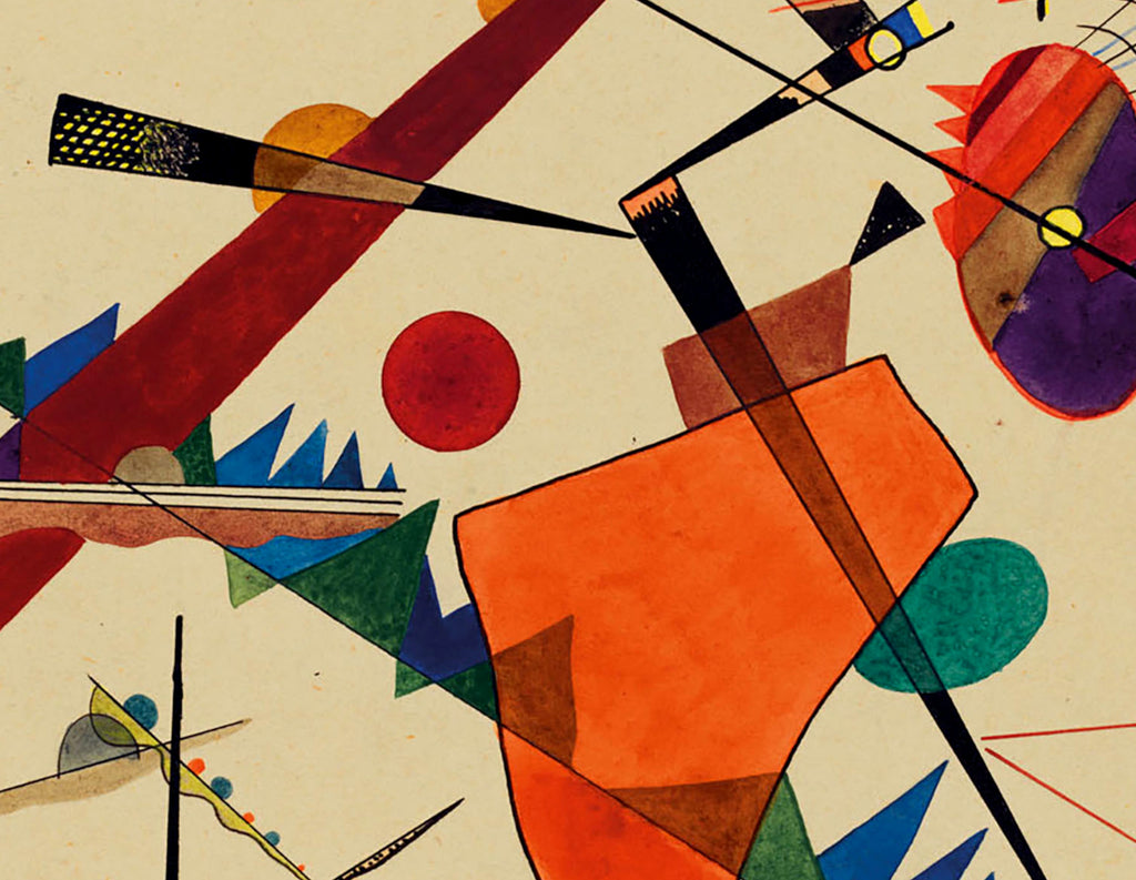 Dull Rise, Wassily Kandinsky Abstract Fine Art Print