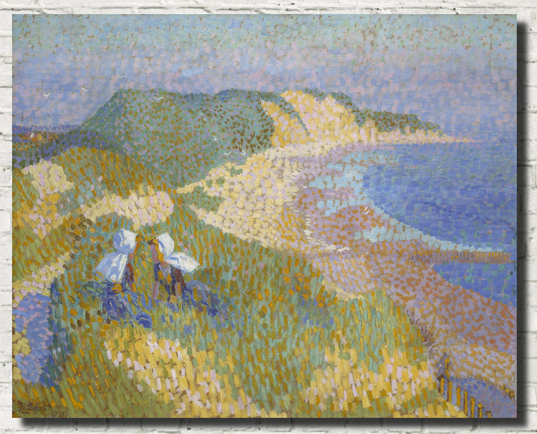 Jan Toorop Fine Art Print, Dunes and sea in Zoutelande