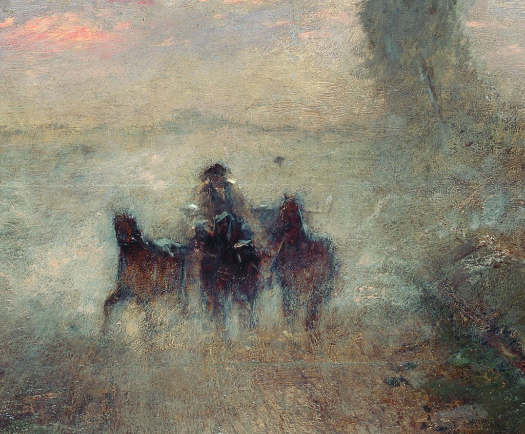 Mihály Munkácsy Fine Art Print, Dusty Road