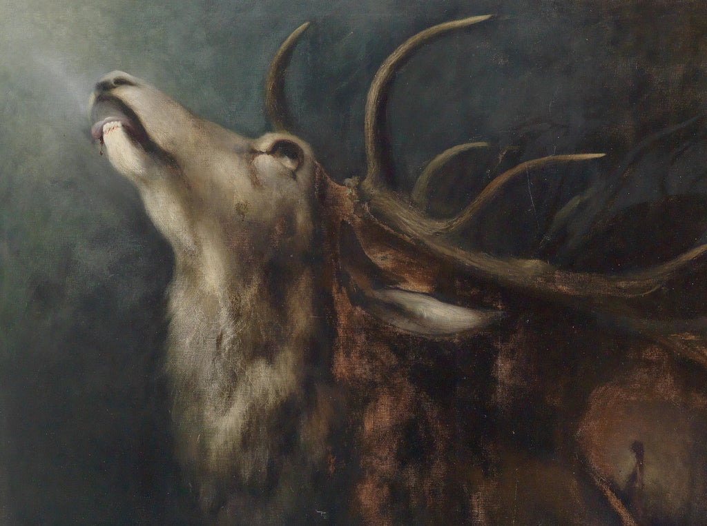 Karl Wilhelm Diefenbach Fine Art Print, Dying Deer