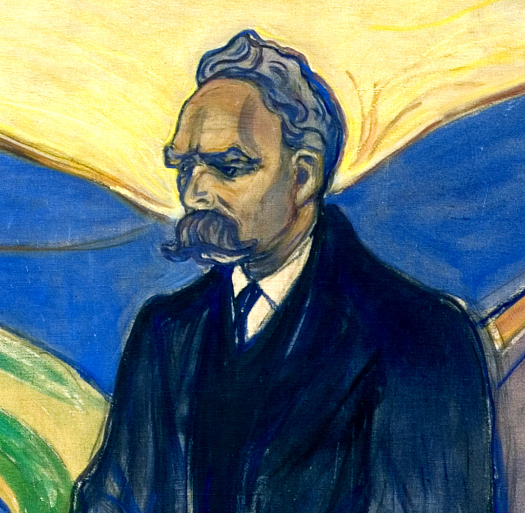 Edvard Munch Fine Art Print, Friedrich Nietzsche Portrait