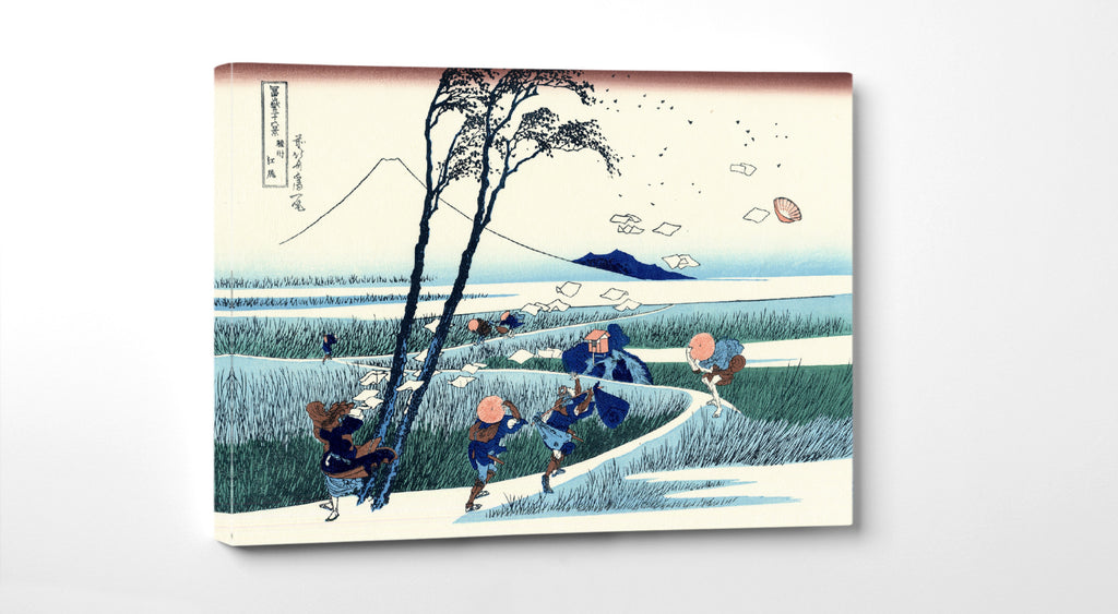 36 Views of Mount Fuji, Ejiri in Suruga Province, Katsushika Hokusai, Japanese Print