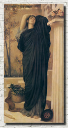 Electra At The Tomb Of Agamemnon, Frederic Leighton Fine Art Print