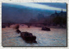 Evening on the Seine, Aleksander Gierymski Fine Art Print