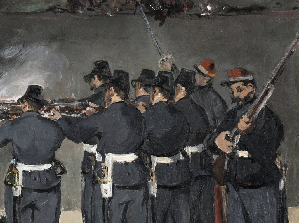 Execution of Emperor Maximilian (1868), Édouard Manet, French Impressionist Fine Art Print