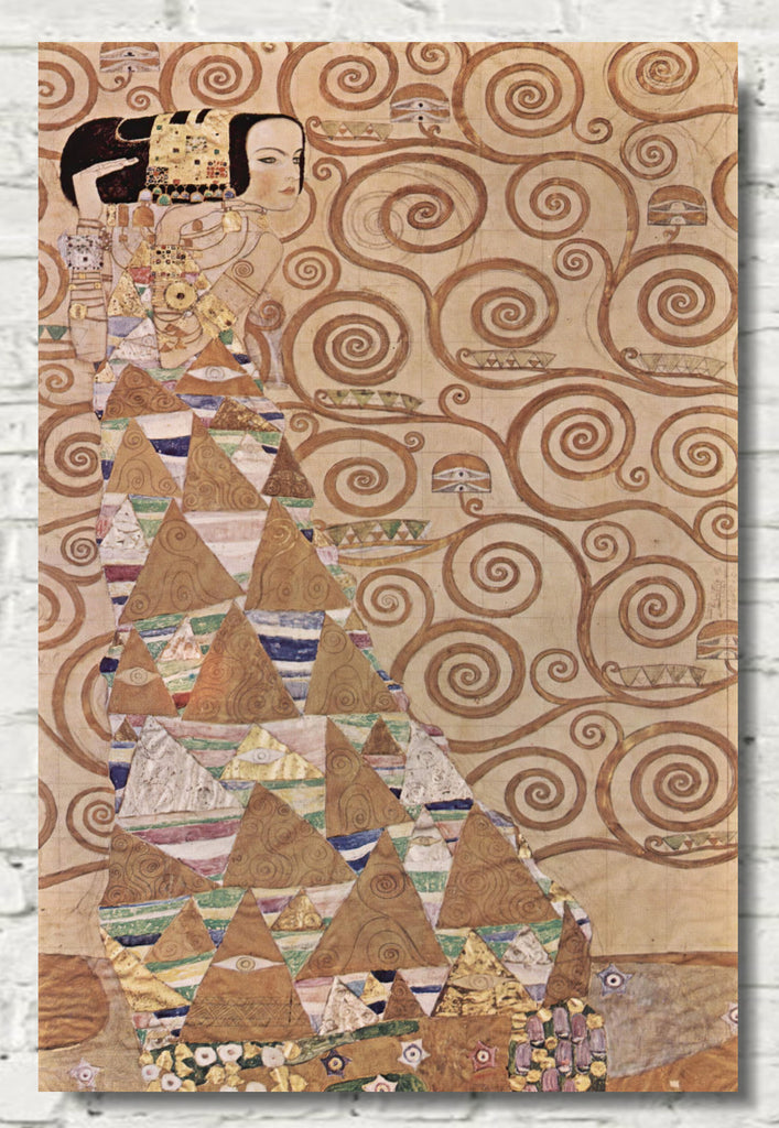 Copy of Gustav Klimt, Expectation (from Tree of Life)