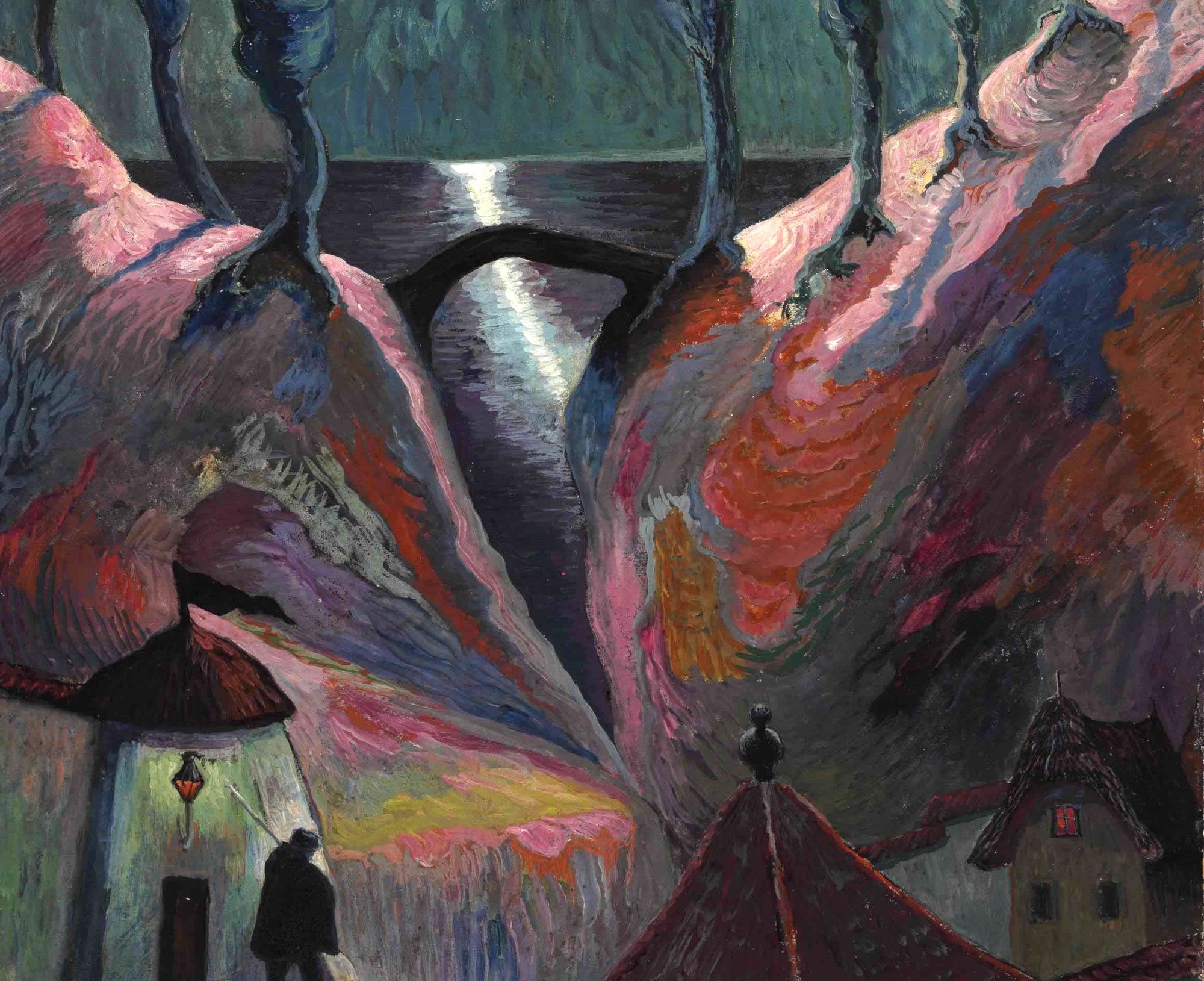 Fantastic Night, Marianne von Werefkin Fine Art Print