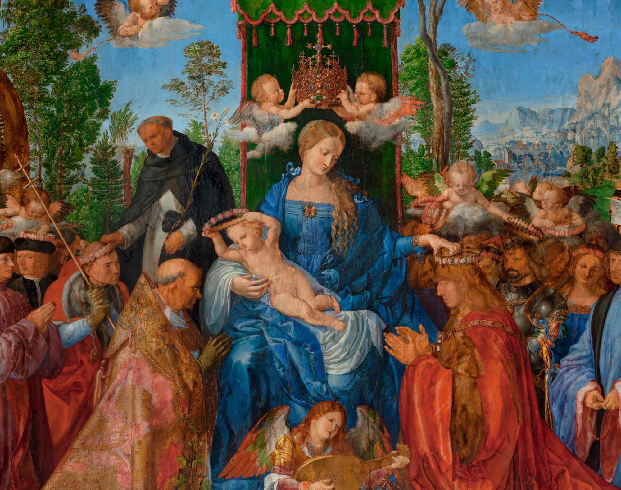 Albrecht Dürer Fine Art Print, Feast of the Rosary