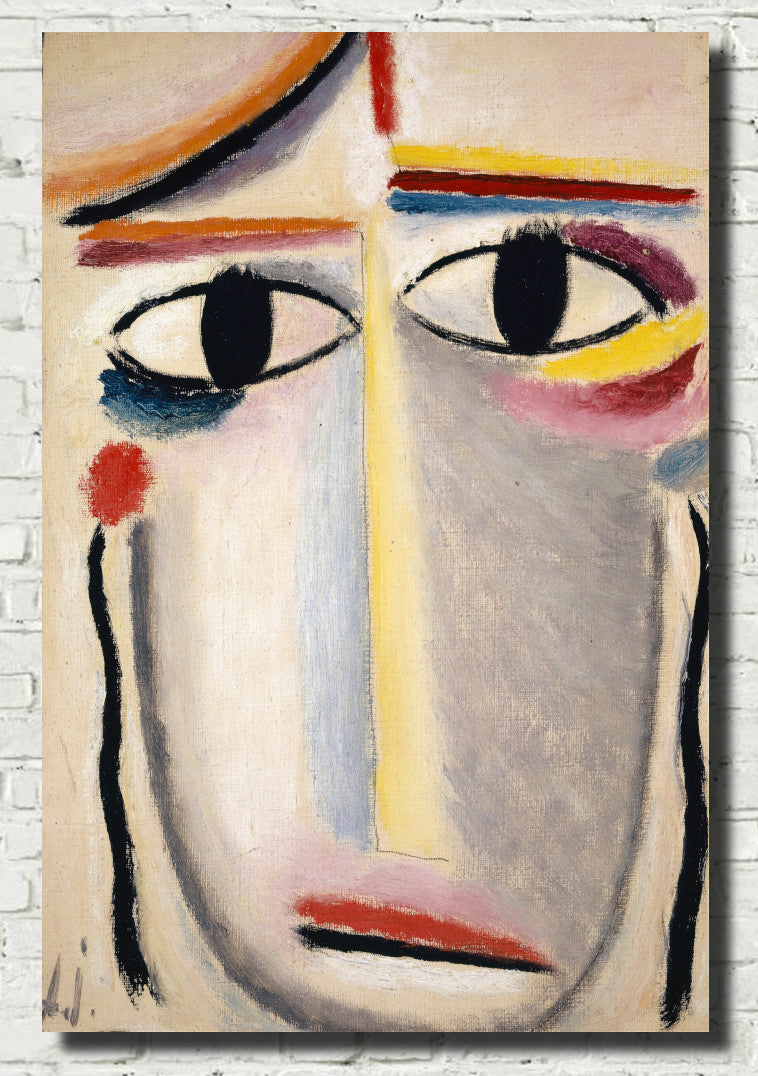 Alexej von Jawlensky Fine Art Print, Abstract Female Head