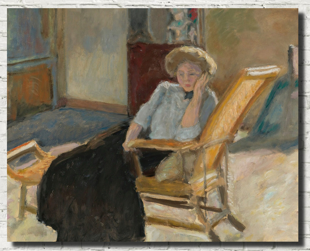 Seated Woman, Pierre Bonnard Fine Art Print