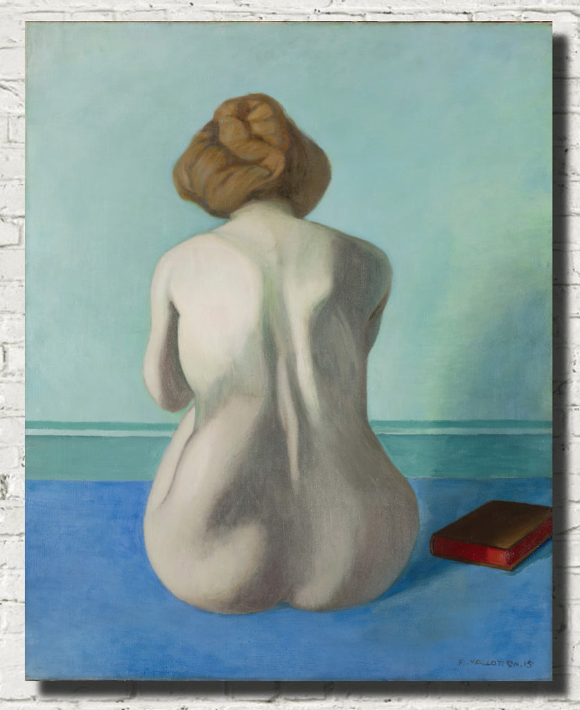 Seated Nude from the rear, Félix Vallotton