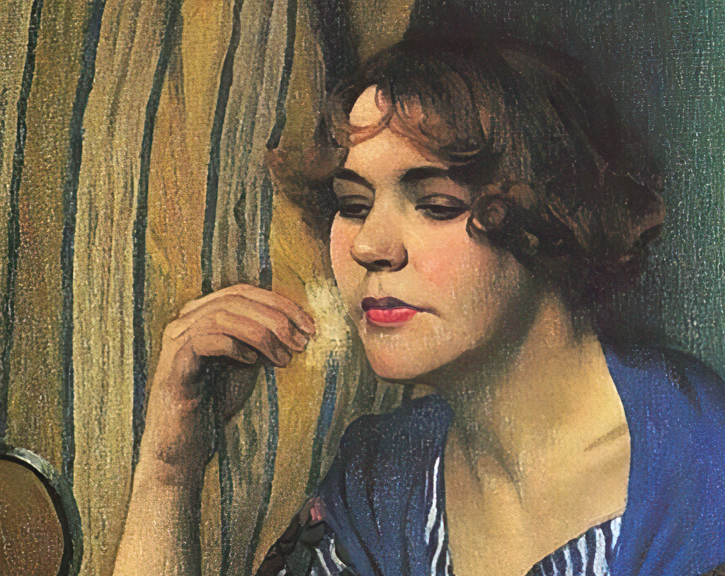 Woman with a Compact, Félix Vallotton