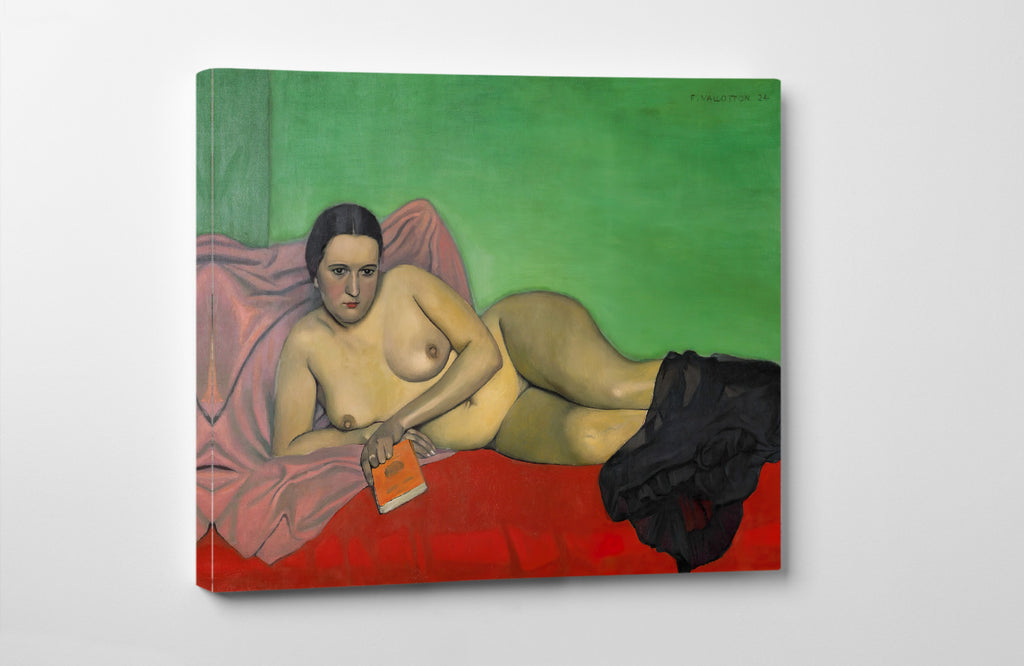 Naked Woman Holding a Book, Félix Vallotton